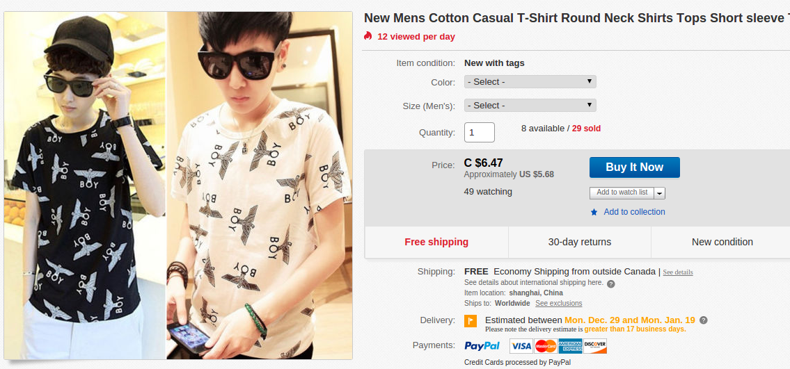 Cotton Casual T-Shirt
